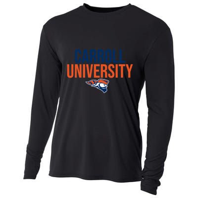 Carroll University Pioneers Stacked Great Gift Cooling Performance Long Sleeve Crew