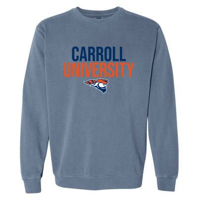 Carroll University Pioneers Stacked Great Gift Garment-Dyed Sweatshirt