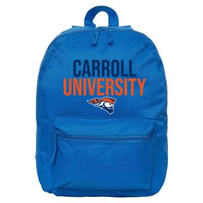 Carroll University Pioneers Stacked Great Gift 16 in Basic Backpack