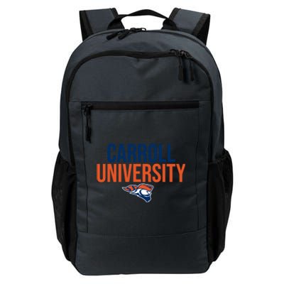 Carroll University Pioneers Stacked Great Gift Daily Commute Backpack