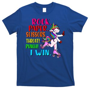 Cute Unicorn Pink Roller Skates English Slang British Insult Great Gift T-Shirt