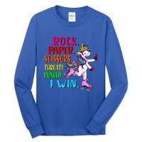 Cute Unicorn Pink Roller Skates English Slang British Insult Great Gift Tall Long Sleeve T-Shirt