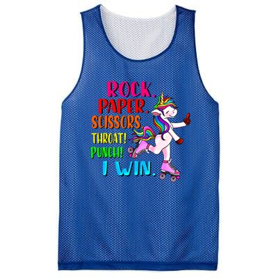 Cute Unicorn Pink Roller Skates English Slang British Insult Great Gift Mesh Reversible Basketball Jersey Tank