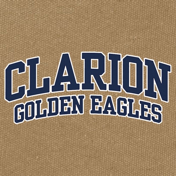 Clarion University Pennsylvania Golden Eagles Cotton Canvas Backpack