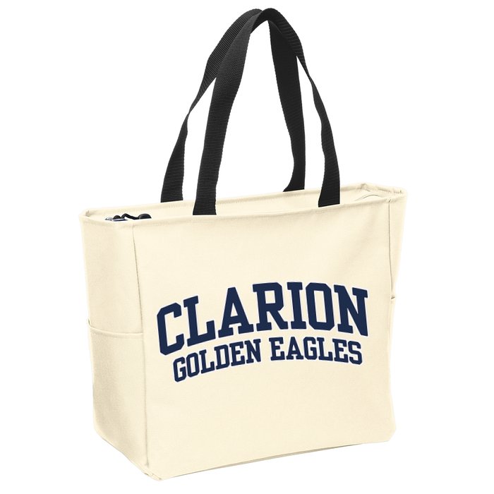 Clarion University Pennsylvania Golden Eagles Zip Tote Bag