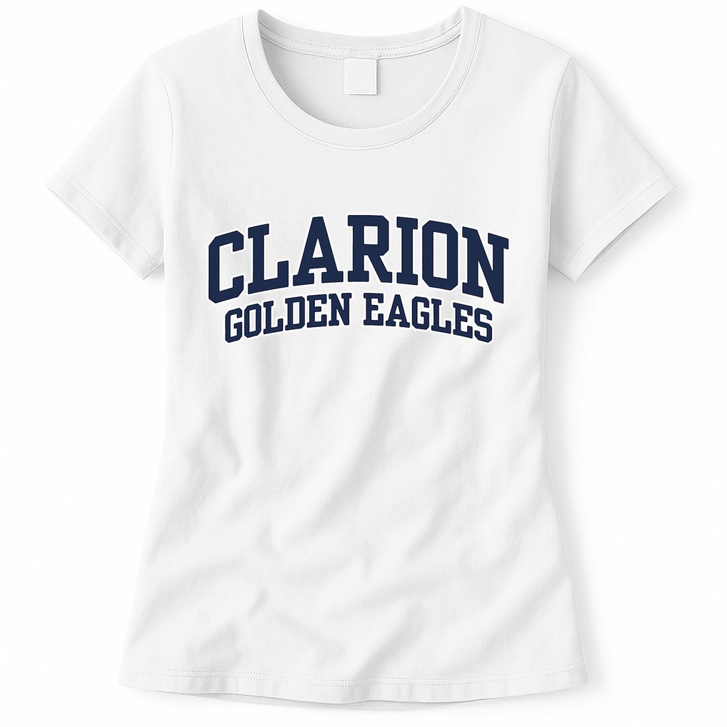 Clarion University Pennsylvania Golden Eagles Womens T-Shirt