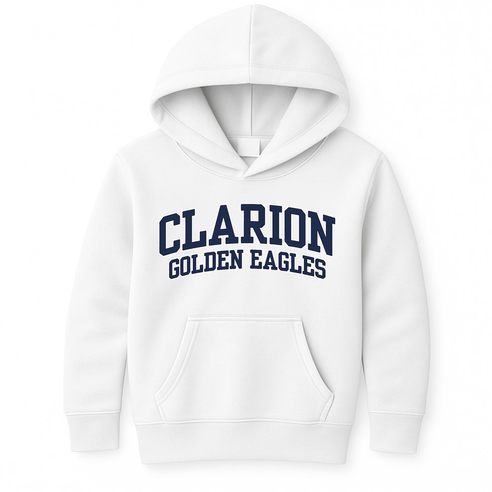 Clarion University Pennsylvania Golden Eagles Kids Hoodie