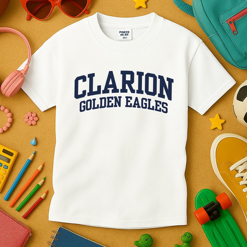 Clarion University Pennsylvania Golden Eagles Kids T-Shirt