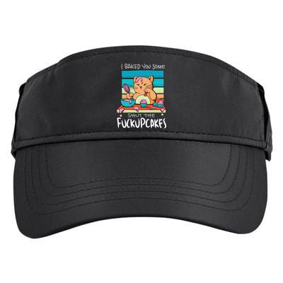 Cupcake Cat Bake You Fuckupcakes Adult Drive Performance Visor