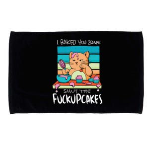 Cupcake Cat Bake You Fuckupcakes Microfiber Hand Towel