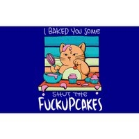 Cupcake Cat Bake You Fuckupcakes Bumper Sticker