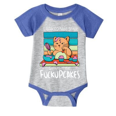 Cupcake Cat Bake You Fuckupcakes Infant Baby Jersey Bodysuit