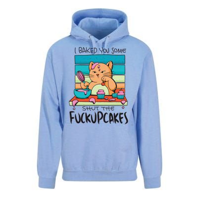 Cupcake Cat Bake You Fuckupcakes Unisex Surf Hoodie