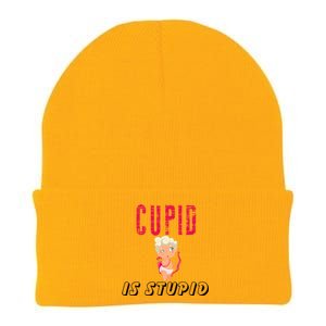 Cupid Is Stupid Knit Cap Winter Beanie