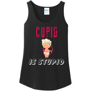 Cupid Is Stupid Ladies Essential Tank