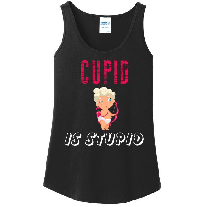 Cupid Is Stupid Ladies Essential Tank