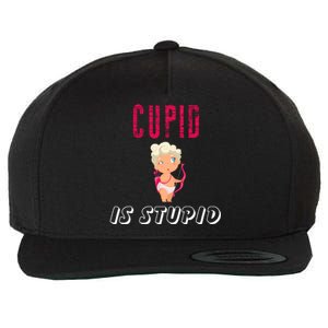 Cupid Is Stupid Wool Snapback Cap