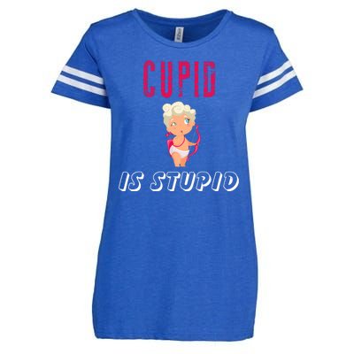 Cupid Is Stupid Enza Ladies Jersey Football T-Shirt