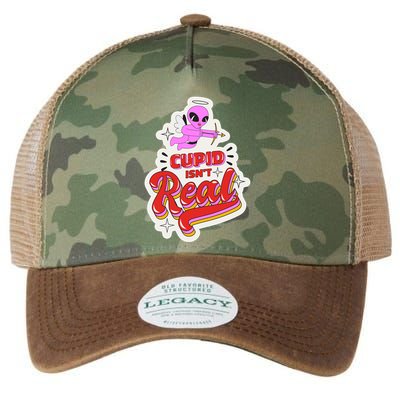 Cupid Isn't Real Funny Valentine's Day Legacy Tie Dye Trucker Hat