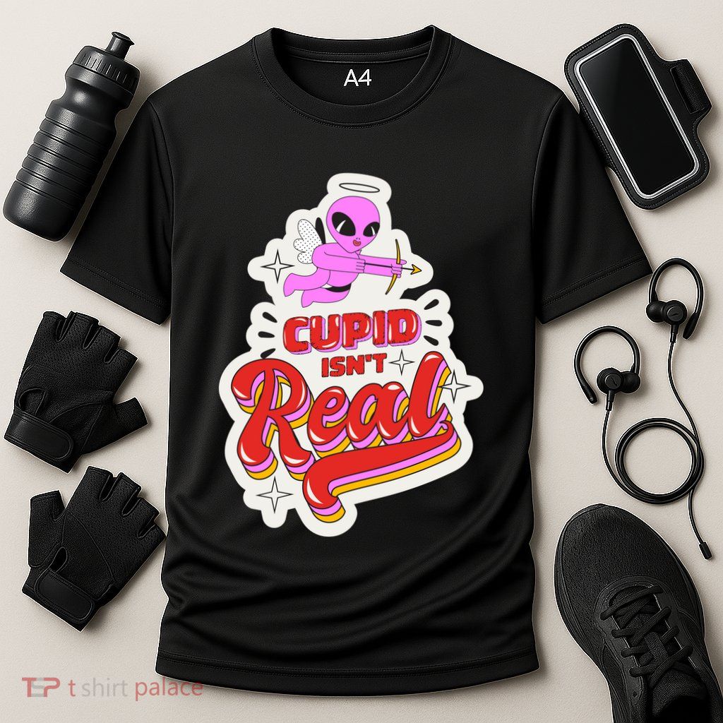 Cupid Isn't Real Funny Valentine's Day Performance Shirt