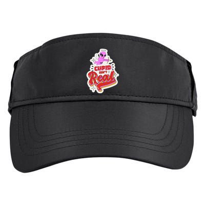 Cupid Isn't Real Funny Valentine's Day Adult Drive Performance Visor