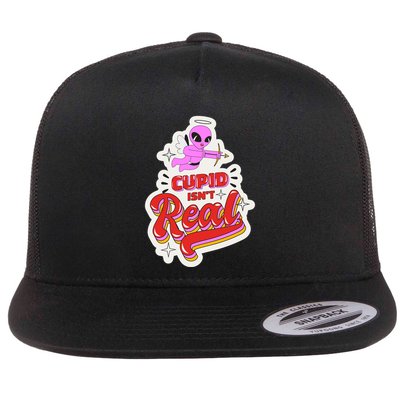 Cupid Isn't Real Funny Valentine's Day Flatbill Hat