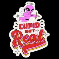 Cupid Isn't Real Funny Valentine's Day Youth Performance Sprint T-Shirt