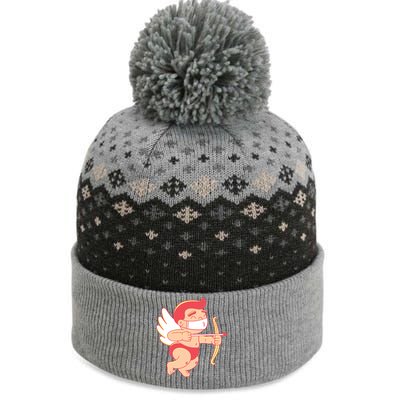 Cupid Quarantine Mask  The Baniff Cuffed Pom Beanie