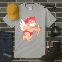 Cupid Quarantine Mask  Tall T-Shirt