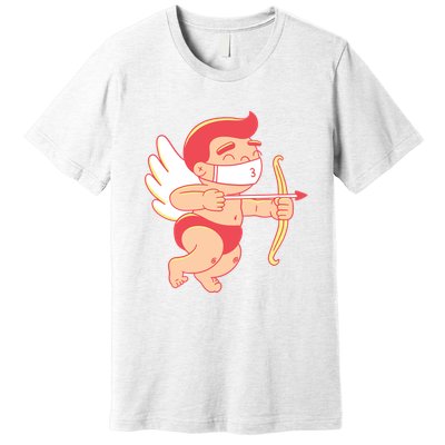 Cupid Quarantine Mask  Premium T-Shirt