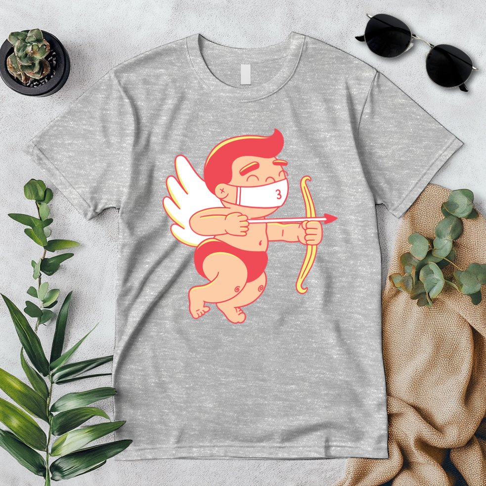 Cupid Quarantine Mask  Premium T-Shirt