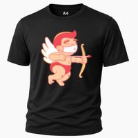 Cupid Quarantine Mask  Cooling Performance Crew T-Shirt