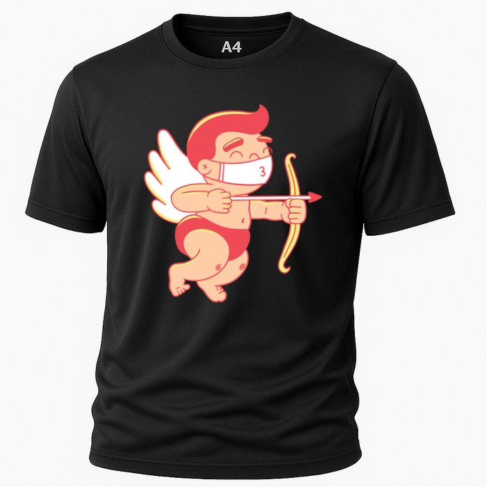 Cupid Quarantine Mask  Cooling Performance Crew T-Shirt