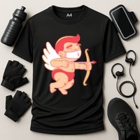 Cupid Quarantine Mask  Cooling Performance Crew T-Shirt