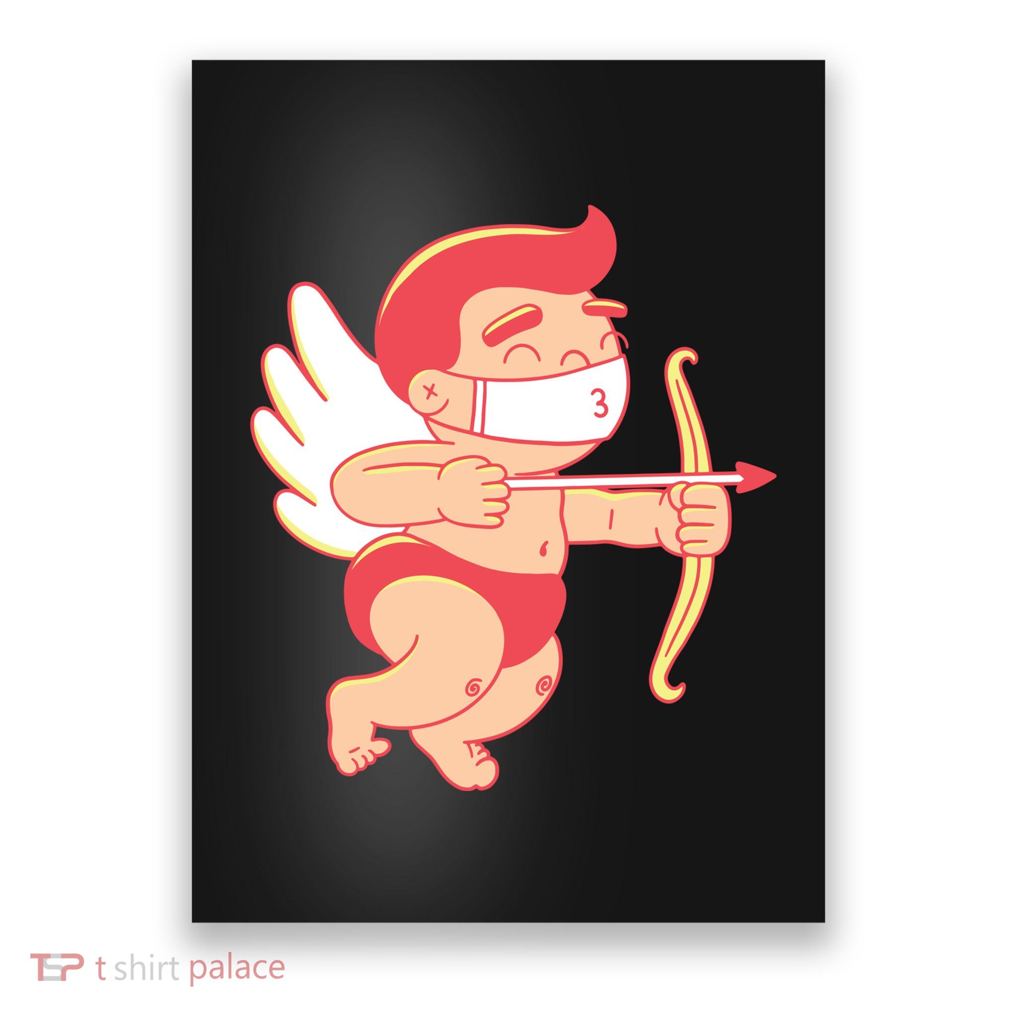 Cupid Quarantine Mask  Poster