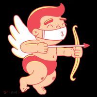 Cupid Quarantine Mask  Poster