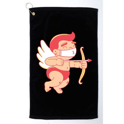 Cupid Quarantine Mask  Golf Towel