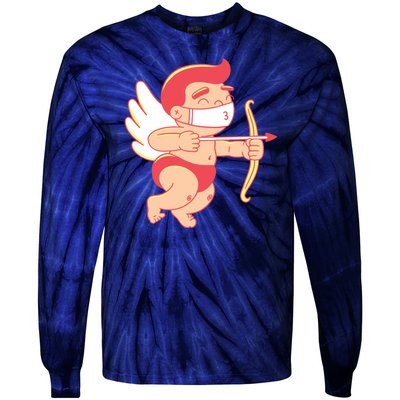 Cupid Quarantine Mask  Tie-Dye Long Sleeve Shirt