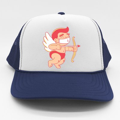 Cupid Quarantine Mask  Trucker Hat