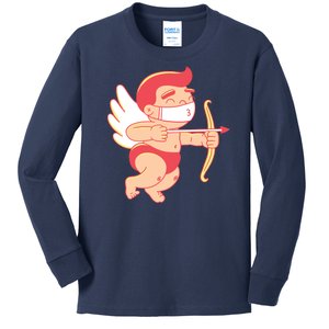 Cupid Quarantine Mask  Kids Long Sleeve Shirt