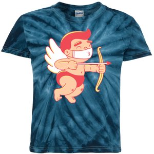 Cupid Quarantine Mask  Kids Tie-Dye T-Shirt