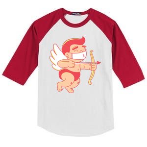 Cupid Quarantine Mask  Kids Colorblock Raglan Jersey