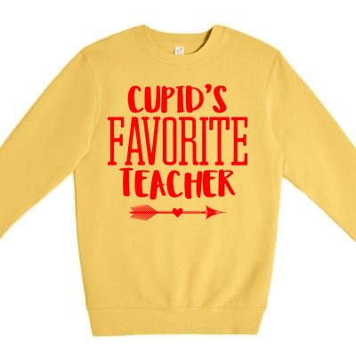 Cupid's Favorite Teacher Premium Crewneck Sweatshirt