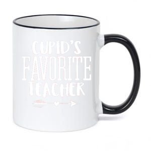 Cupid's Favorite Teacher 11oz Black Color Changing Mug