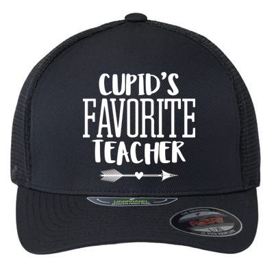 Cupid's Favorite Teacher Flexfit Unipanel Trucker Cap