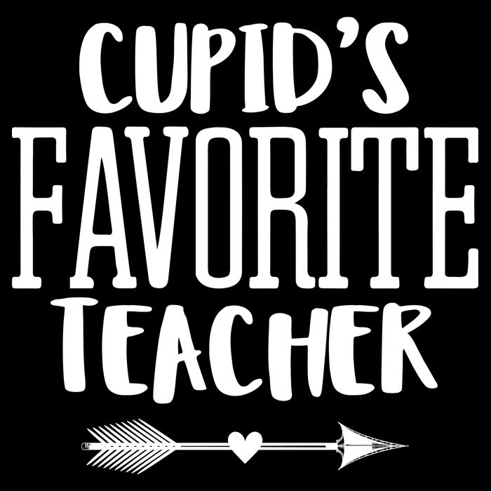 Cupid's Favorite Teacher Sustainable Bucket Hat