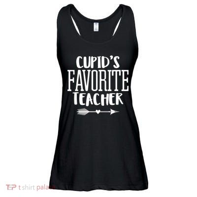 Cupid's Favorite Teacher Ladies Essential Flowy Tank