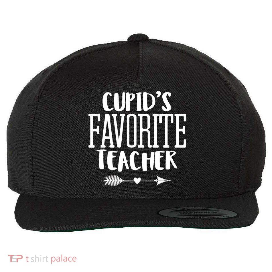 Cupid's Favorite Teacher Wool Snapback Cap