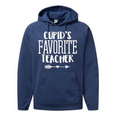 Cupid's Favorite Teacher Performance Fleece Hoodie