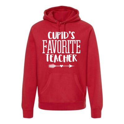 Cupid's Favorite Teacher Premium Hoodie